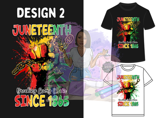 Limited Edition Juneteenth Tees – 10 Designs • $19.99 Only!