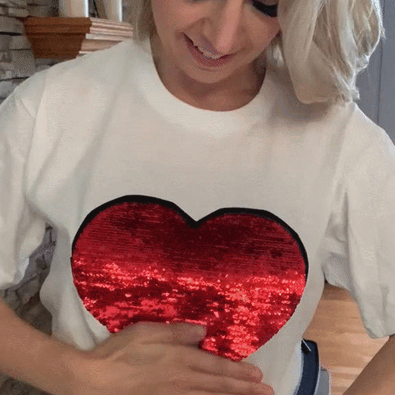 Sequin Flip Photo Shirt