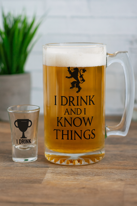 Beer Mug and Shot Glass