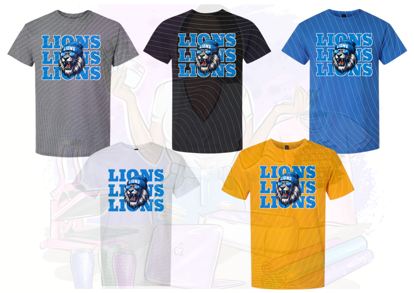 Lewisville Lions Fan Gear – Youth & Adult Tees