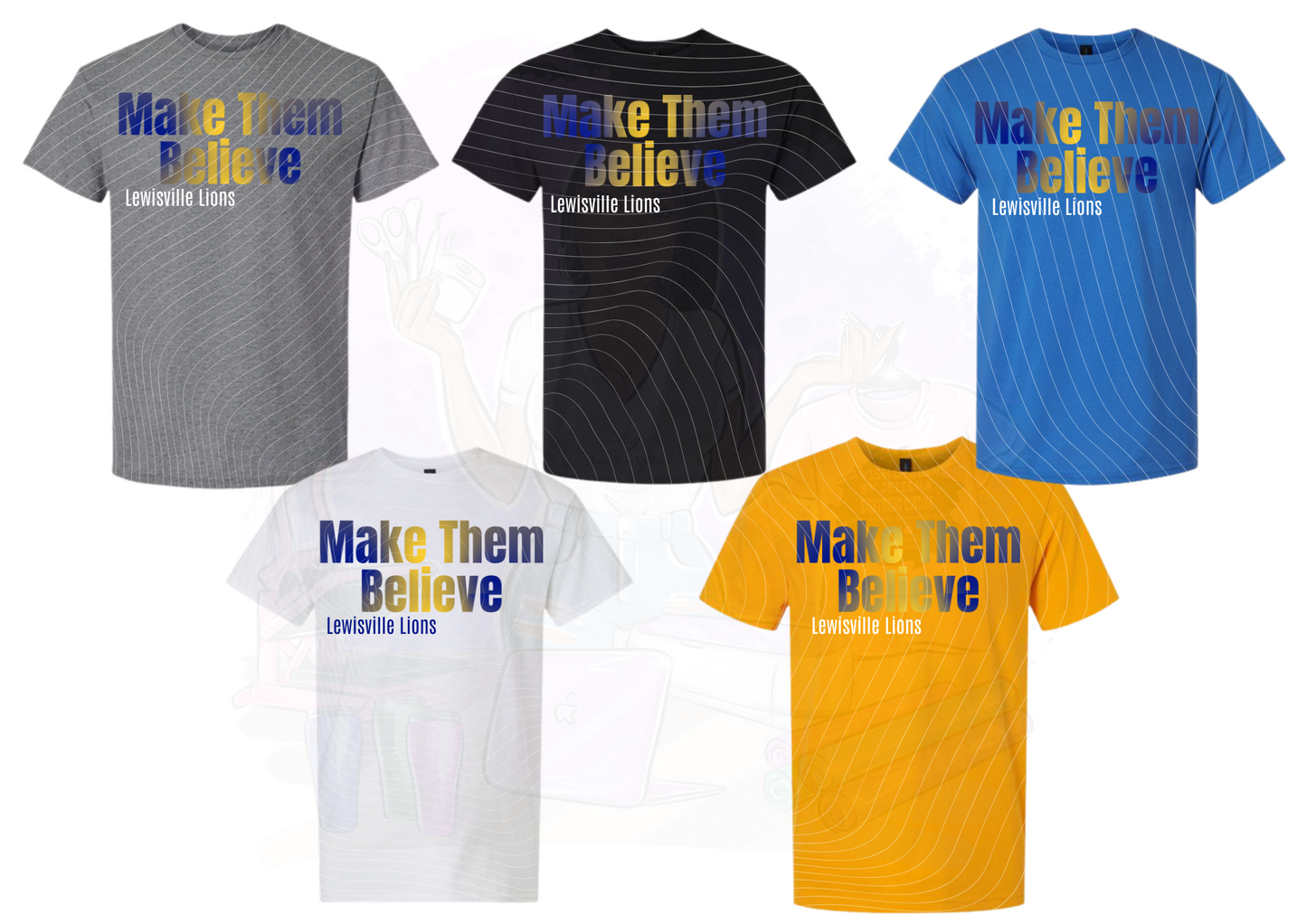 Lewisville Lions Fan Gear – Youth & Adult Tees