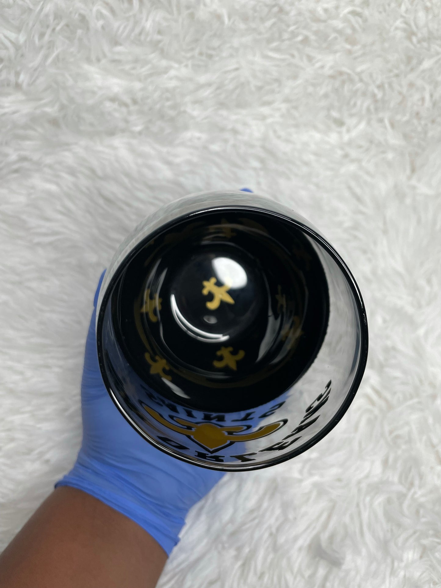 Peek-A-Boo Stemless Wine Glass