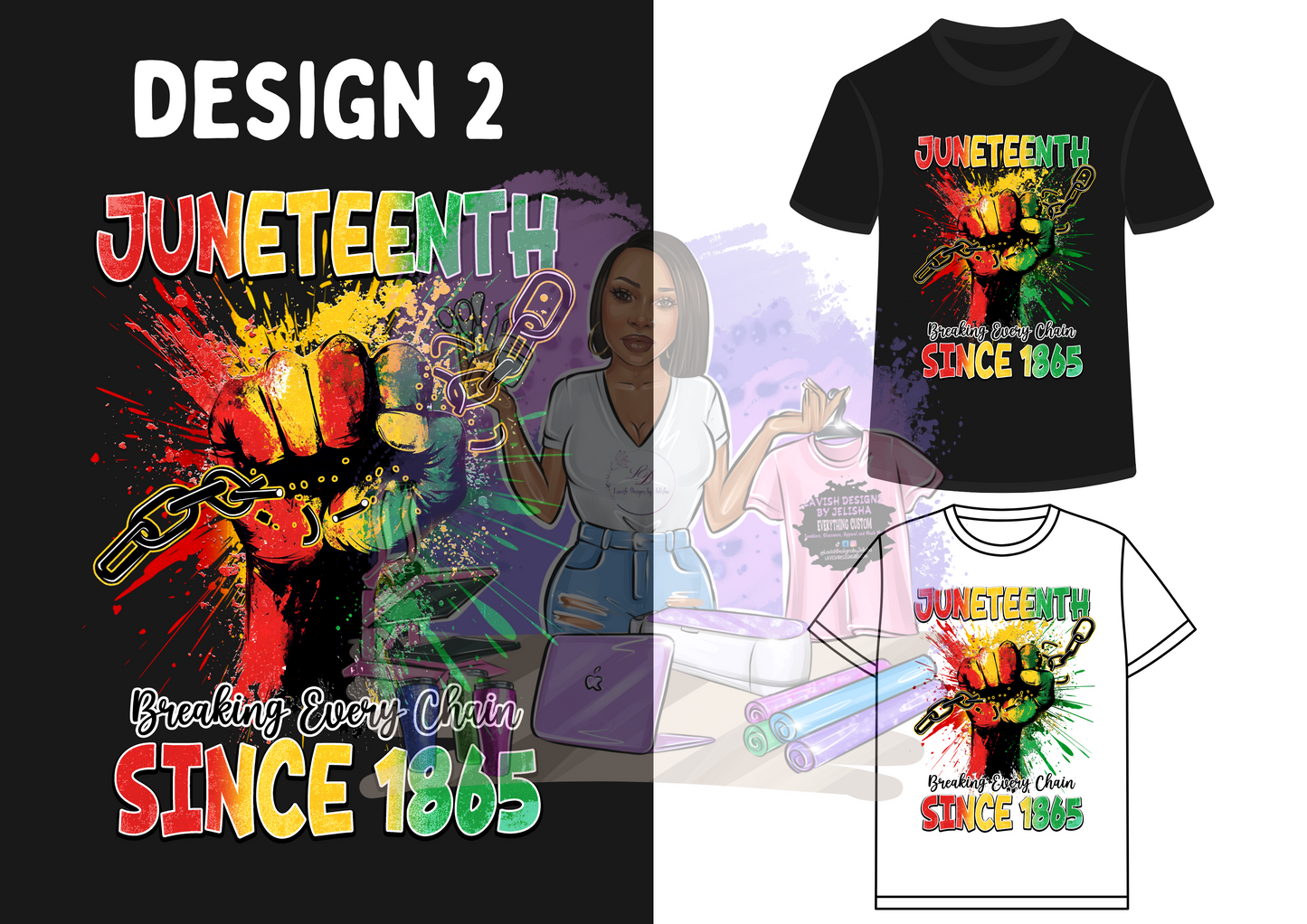 Limited Edition Juneteenth Tees – 10 Designs • $19.99 Only!