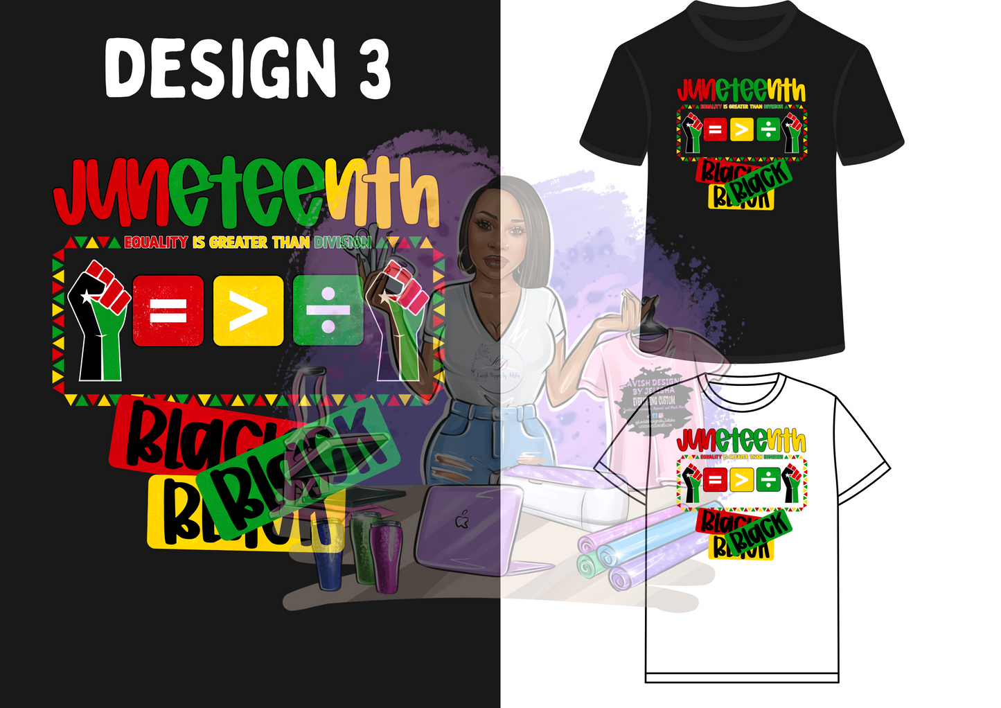 Limited Edition Juneteenth Tees – 10 Designs • $19.99 Only!