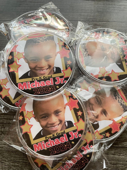Custom Pin Back Buttons