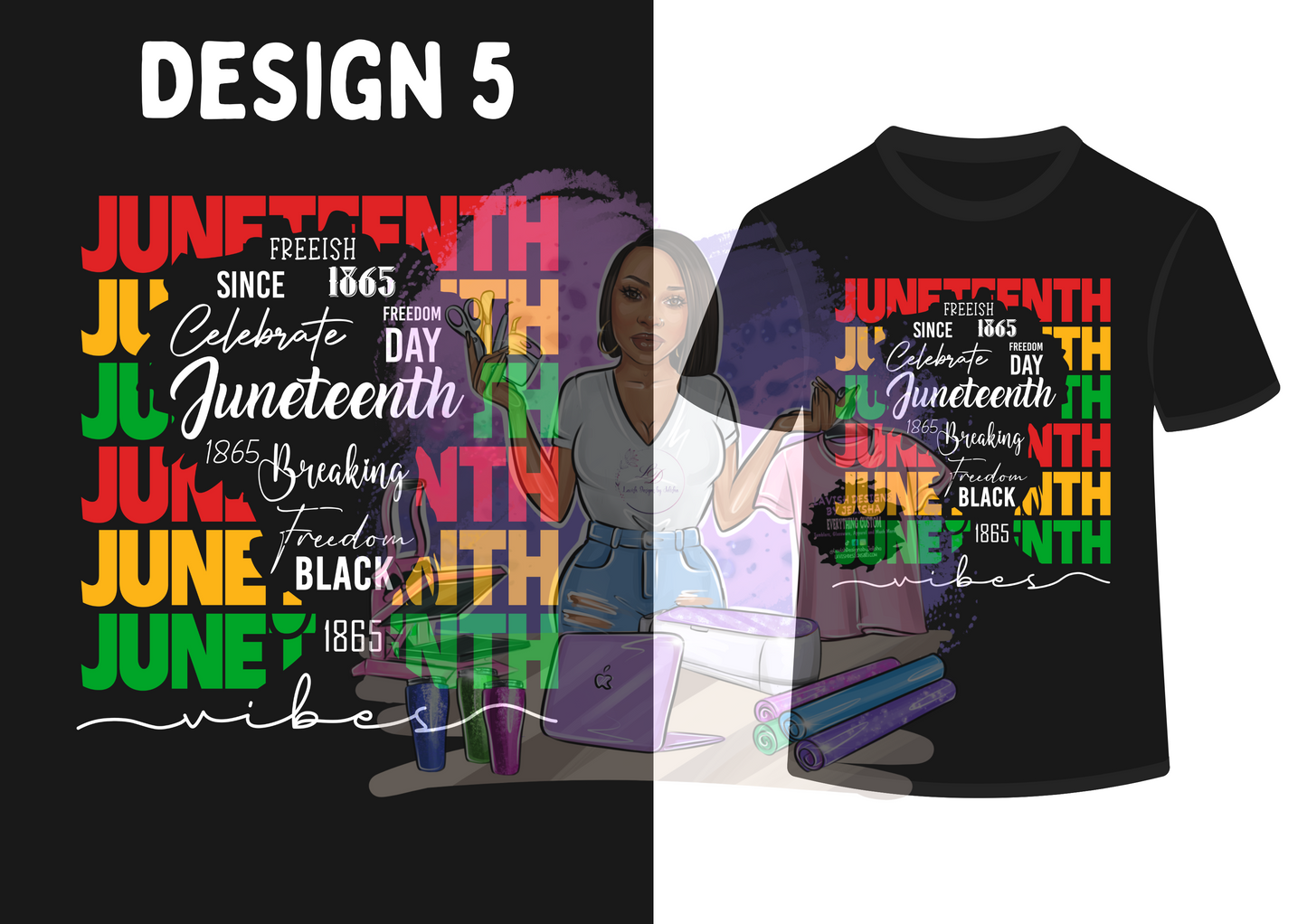 Limited Edition Juneteenth Tees – 10 Designs • $19.99 Only!