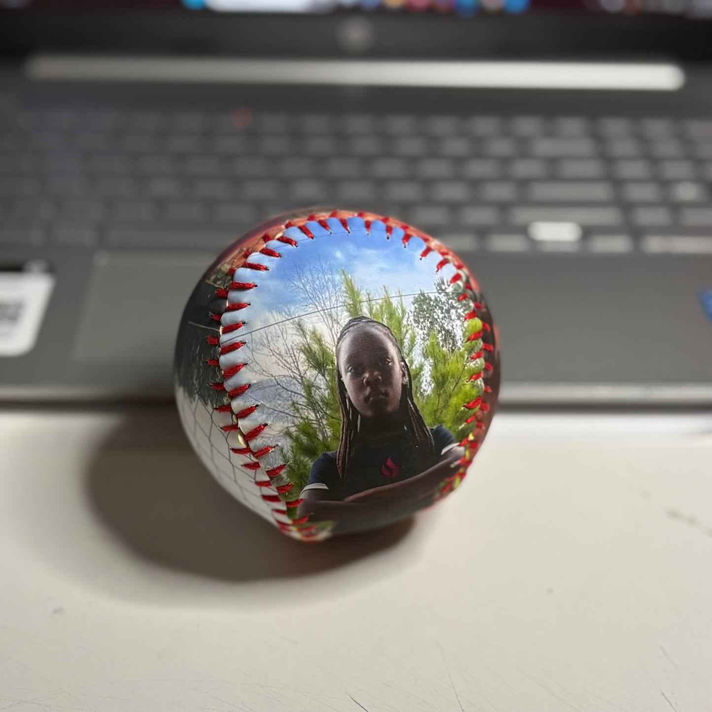 Custom Photo Softball| Personalized Keepsake Gift