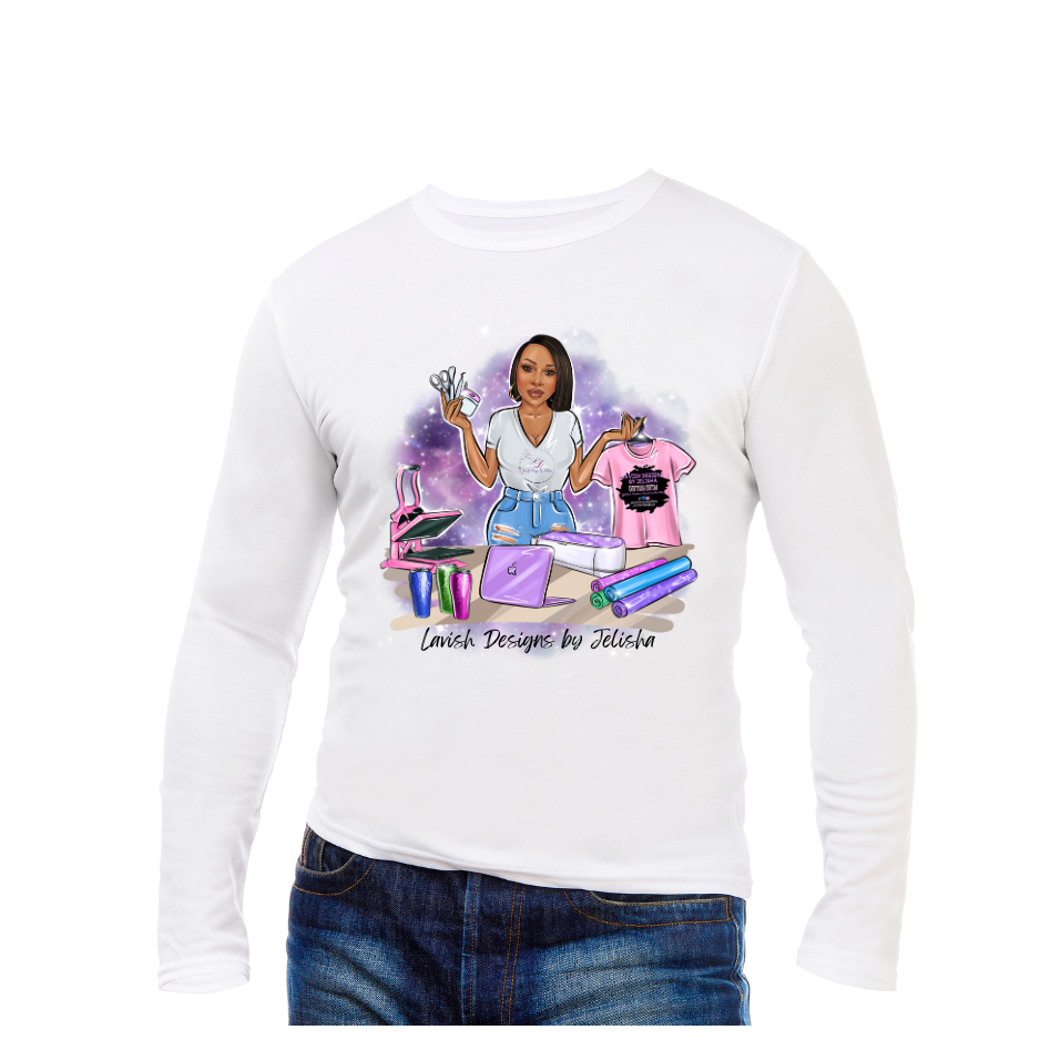 Custom Long Sleeve Tshirt (Adult)