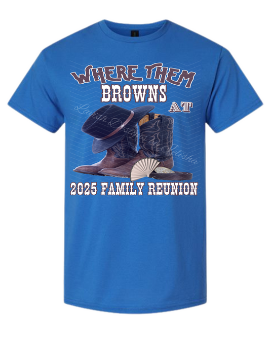 Brown Family Reunion - Order Deadline August 30th