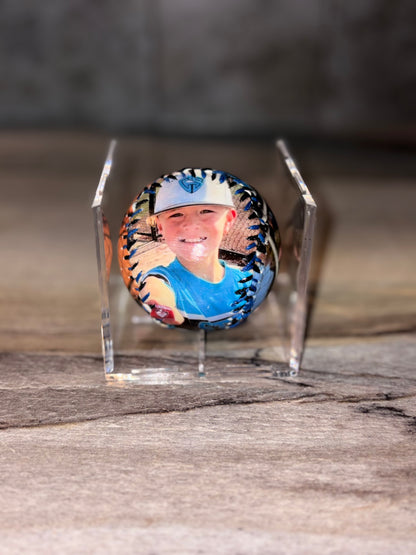 Custom Photo Baseball | Personalized Keepsake Gift
