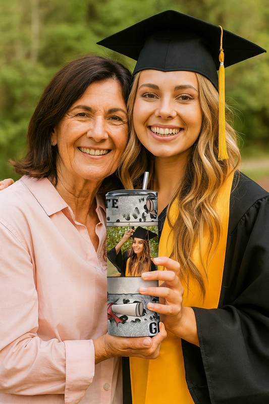 Graduation Photo Tumbler