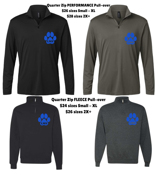 Quarter Zip Fleece Pullover