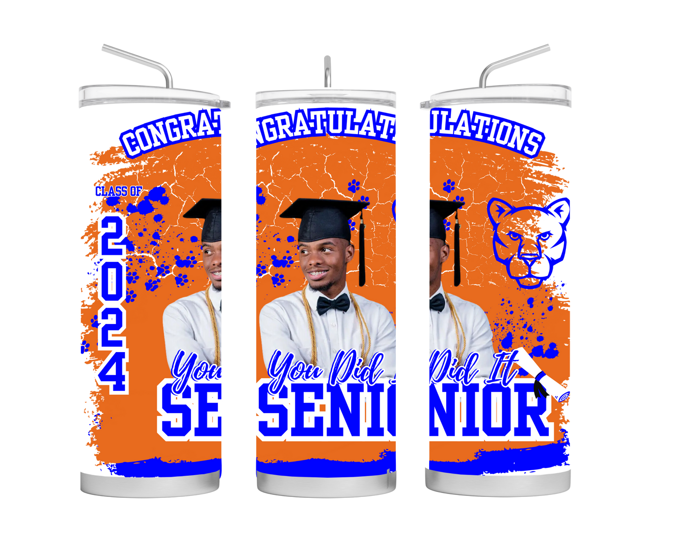 Graduation Photo Tumbler