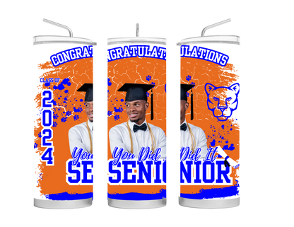 Graduation Photo Tumbler