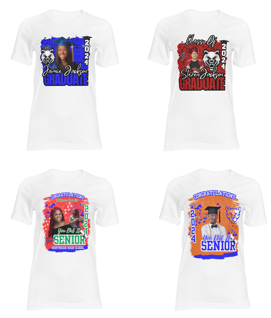 Graduation Shirts (Middle Design)