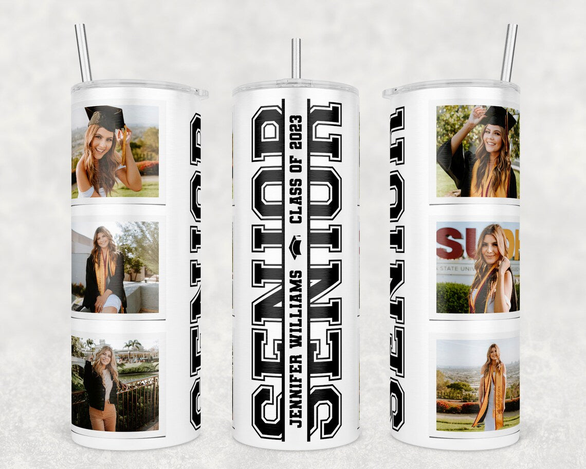 Graduation Photo Tumbler