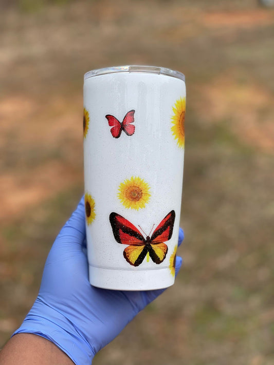 RTS 20oz Butterfly Tumbler