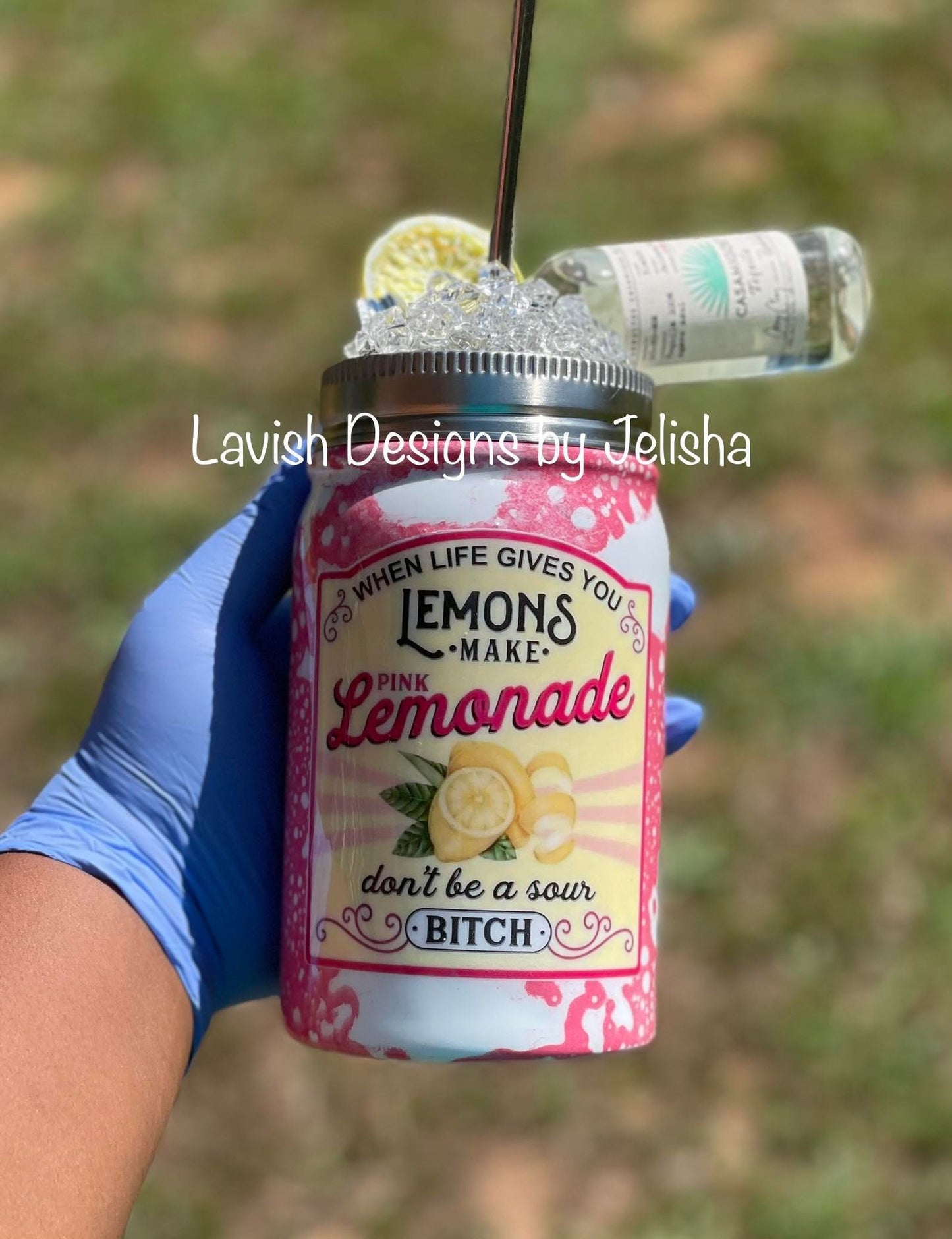 Create a 17oz Mason Jar Tumbler