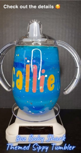 Create a 8oz Sippy Cup