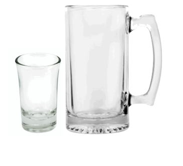Beer Mug and Shot Glass Set