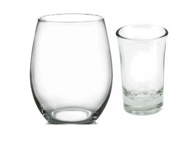 Wine & Shot Glass Set