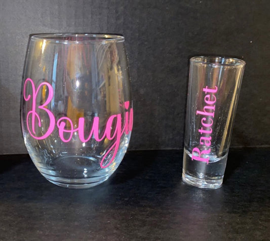 Wine & Shot Glass Set